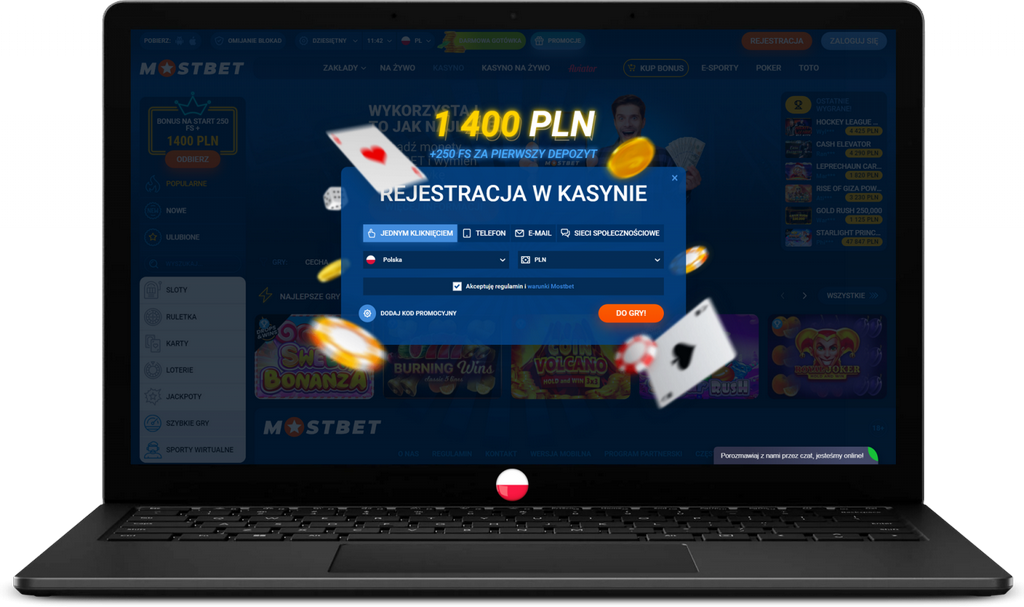 Strona internetowa kasyna Mostbet - Aplikacje mobilne